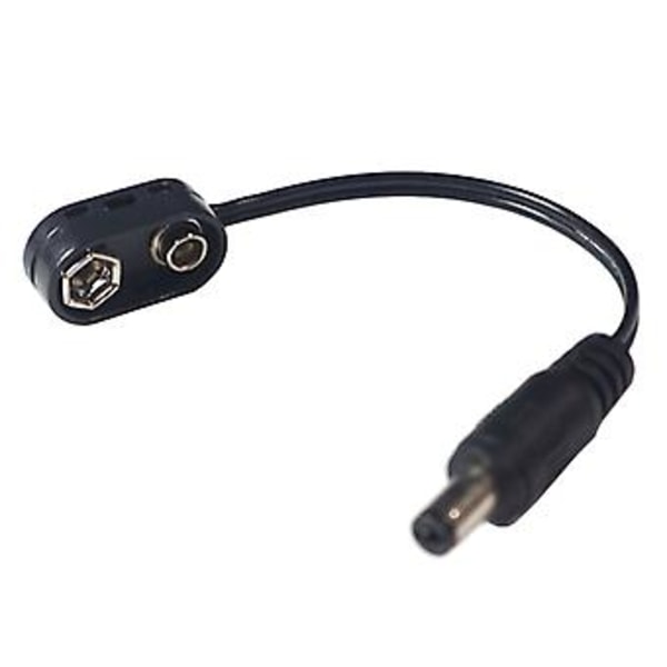 9V Batteriklämma Konverterare Gitarr Effektpedal Batteri Strömförsörjning Adapter