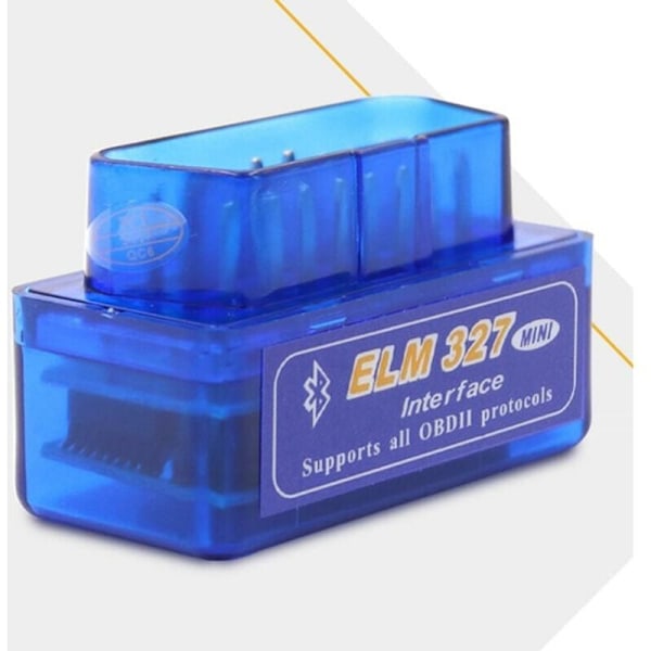 Mini Bluetooth OBD II Scanner Adapter Bil EOBD Diagnostikverktyg Kontrollera Motorfelkodläsare för Android..