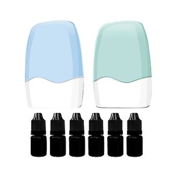 R Stämpel, 2-pack Konfidentiell R Stämpel Med 6-pack Bläck, Skydd