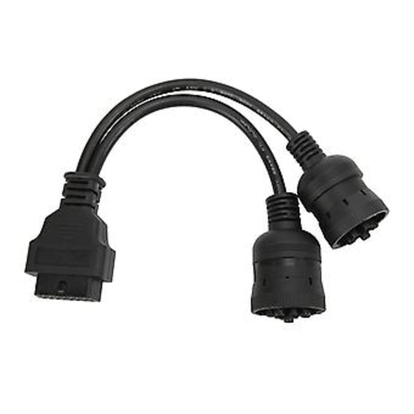 29,5 cm Lastbil Diagnostisk Adapter Kabel Hun 16pin OBD2 til 9+6pin Scanner Tilslutningsledning