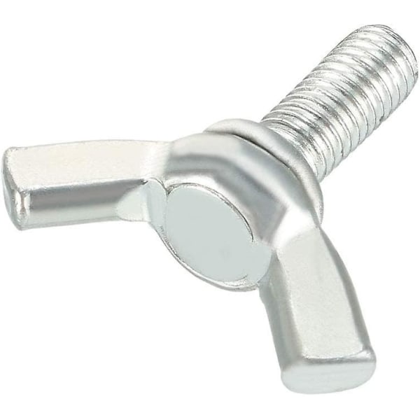 Vingbult Fjärilsving Tumhandskruvar Bultar M5x12mm 0.8mm Stigning Kolstål