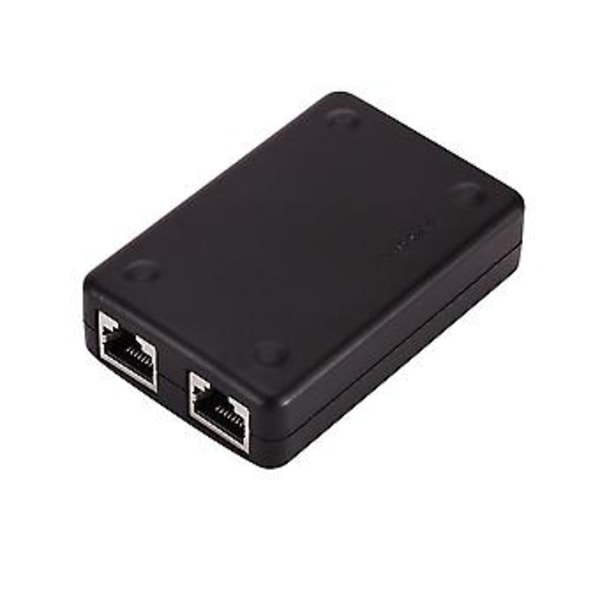 2 Port S Rj45 S Splitter Kabel Forlænger 100mbps Vælger 2 Vejs