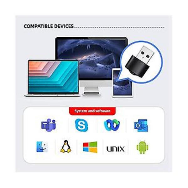 Mini USB Jiggler, Uopdagelig Mover Automatisk Computer Mover Jiggler, Holder Compu Aktiv
