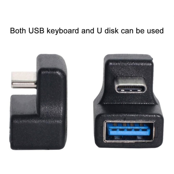 Usb C til Usb3.0 Adapter Usb3.0 (hun) Til Usb Otg Konverter 180 Albue