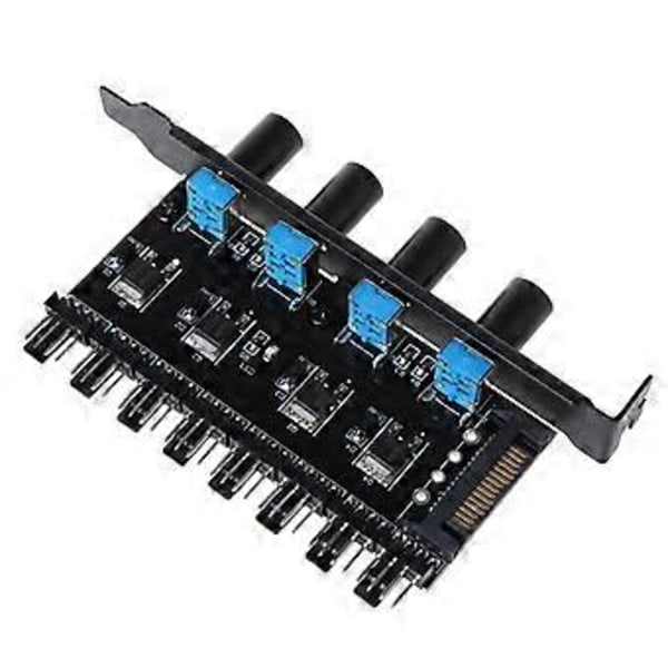 1 til 8 Splitter 4Pin Køling PWM Blæser Strømforlænger Adapter 12V Strømforsyning
