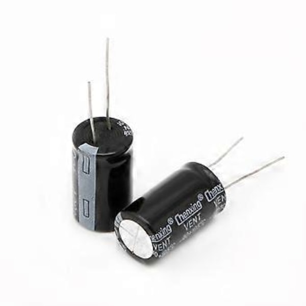 2 stk. Elektrolytkondensator i aluminium 120uF 400V 18x30mm Radial 400V120uF