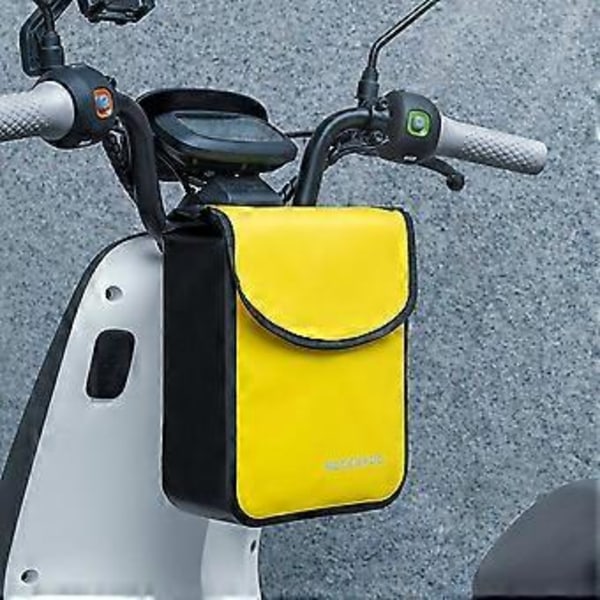 ROCKBROS Vandtæt Cykelstyr Taske Cykling Front Opbevaringspose Cykelramme Taske 4.5L til MTB Racercykel Elcykel Scooter