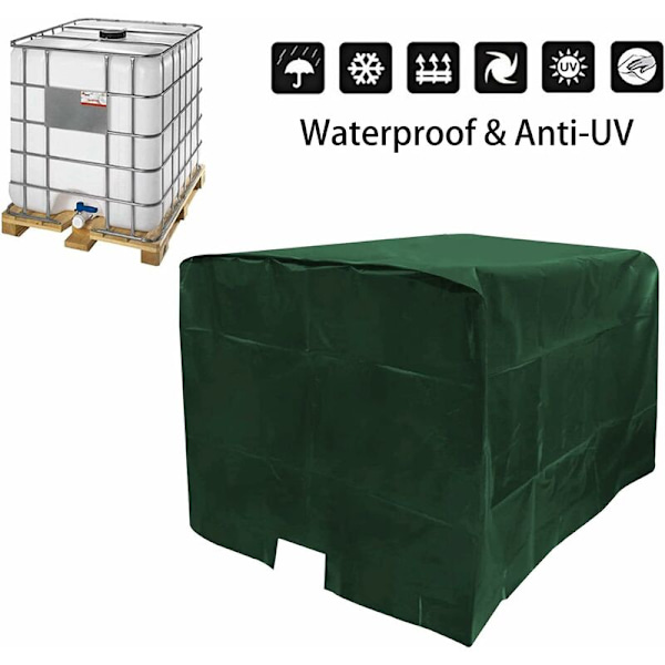 1000L vesisäiliön suojakansi IBC-säiliölle UV-kalvosuojakansi, 120100116cm-Fei Yu