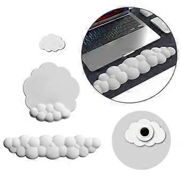 Cloud Muse Håndledsstøtte Pude Smertelindring Sødt Skrivebordstilbehør Skridsikker Håndfladestøtte