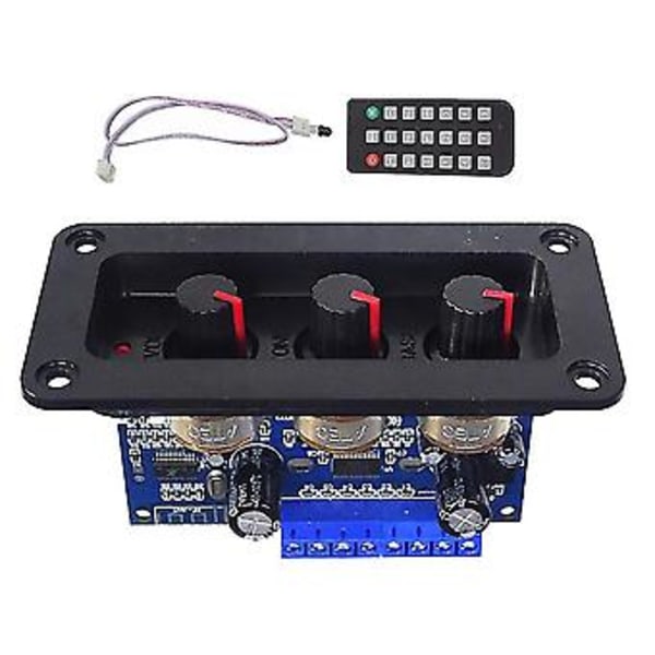 2.1-kanals digital förstärkarkort med fjärrkontroll 2x25w+50w Bt5.0 Subwoofer Klass D-förstärkare