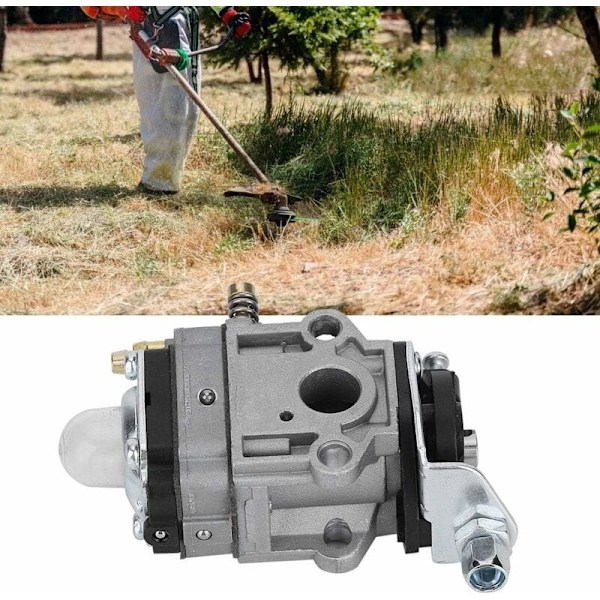 Förgasare för Weedeater 1E34F 1E36F TU26 TL26 Förgasare Förgasare Ersättningskit för Weedeater Grästrimmer Borstskärare 26cc 33cc 10mm