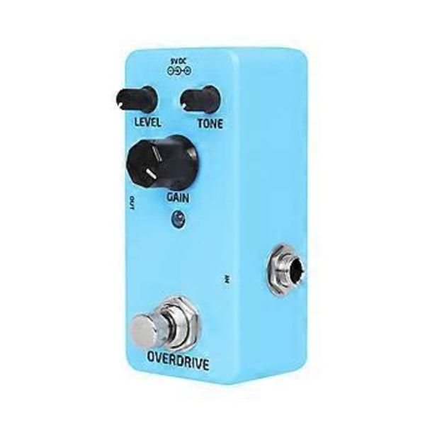Elektrisk Gitar Overdrive Effektpedaler Mini Enkel Type DC9V True Bypass