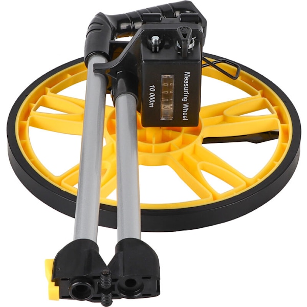 Foldable Mechanical Distance Measuring Wheel Road Land Builder Worker Measuring