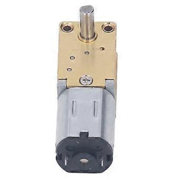 12V DC -vaihteistomoottori kiinteällä pohjalla, yksittäinen akseli, harjattu, korkea vääntömomentti, kierukkavaihde, nopeuden vähennysmoottori 7,5 mm 27 RPM (1:603 alennussuhde)