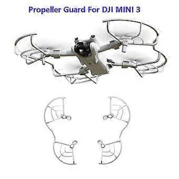 Propellbeskyttelsesbur for Mini 3 Integrerte Propeller Beskyttelsesdeksel Skjermingsringer Dronebeskyttelse for Dji Mini 3 Tilbehør