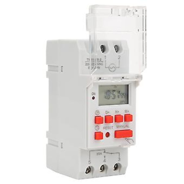 TM919B-2 200-250V AC 30A LCD n n7 päivän ohjelmoitavat digitaaliset ajastinkytkimet