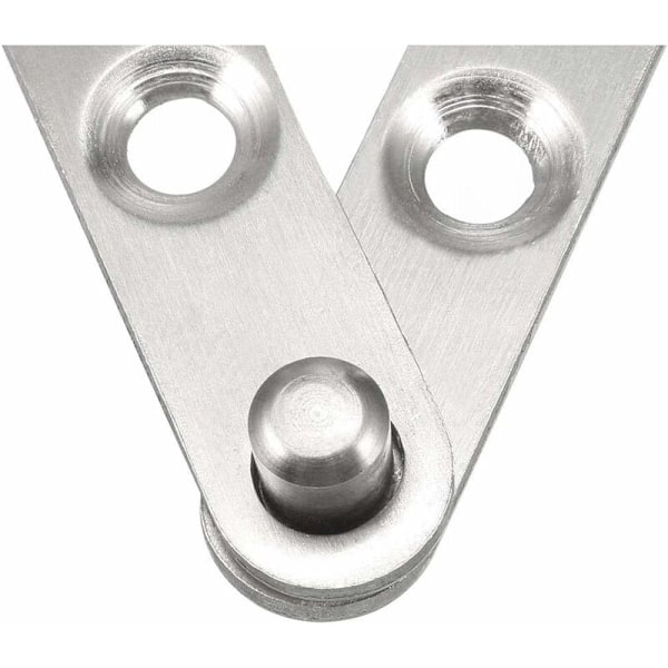 57mm x 16mm x 11mm Rustfrit Stål 360 Graders Dørkugle Pivot Centerhængsel 8stk