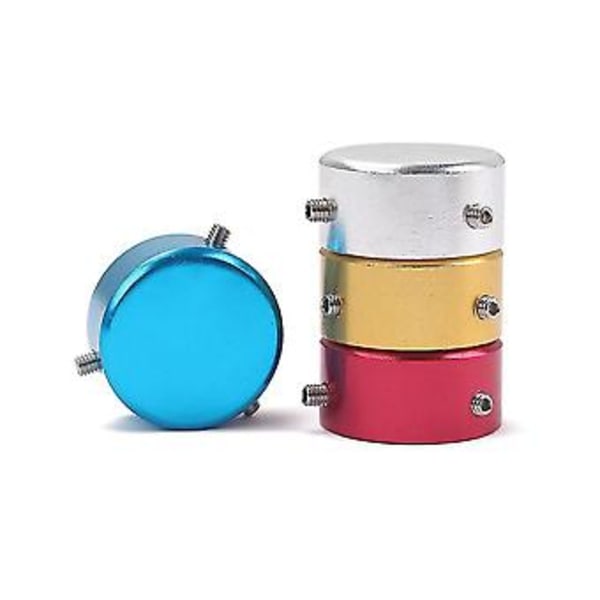 4 stk Gitarpedaler Fotbryter Topp Aluminium Legering Gitar Effekt Fot Neglehette For Gitar Effekter