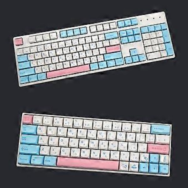 137 Taster PBT Keycaps XDA Profil DYE SUB Melketrekk Japansk Keycap For Cherry MX Bryter Gaming Mekanisk Tastatur