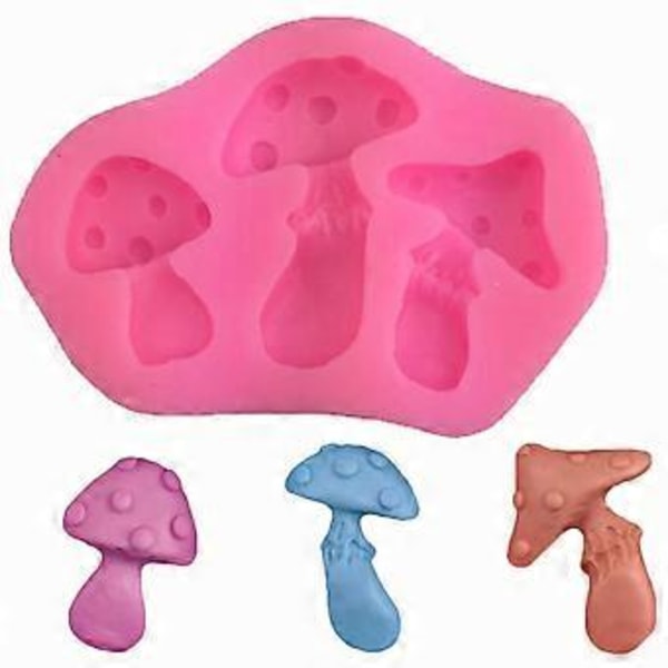 Silikone Støbeforme Svampe Resin Forme Smykkeform Til DIY Mode Øreringe Resin Smykke Vedhæng Resin Håndværk 3 stk.-