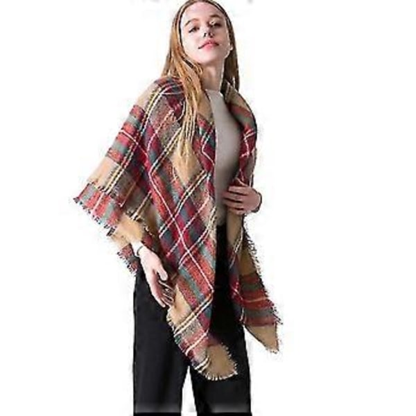 Dame Sjal Mode Tørklæde 140cm Sjal Retro Tema Fest Party