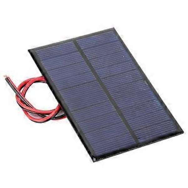 3 kpl Epoksi aurinkopaneeli pieni tehomoduulilevy +30 cm punainen ja musta johto 5 V 200 mA