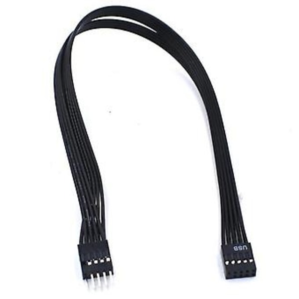 Emolevyn 9-nastainen USB 2.0 uros-naaras jatkojohto datakaapeli 30cm USB-jatkokaapeli