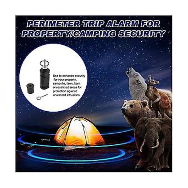 Perimeter Trip Alarm Kit 360 Høj Lyd Y Advarselssystem Til Cam Og Sikkerhed(a)