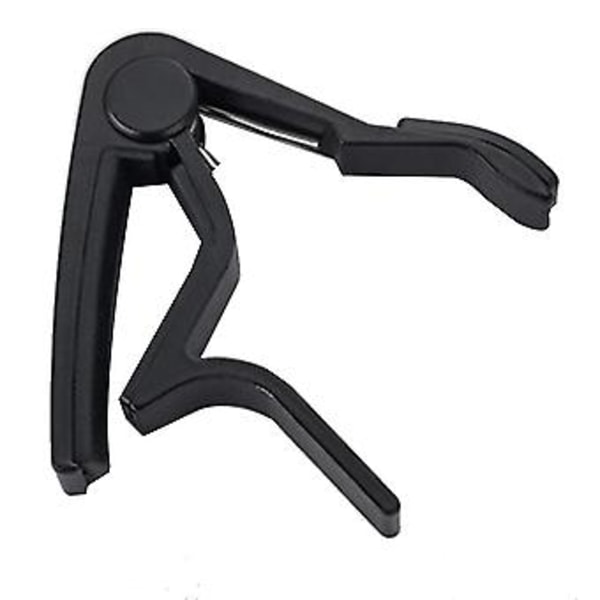 Akustisk/elektrisk/klassisk Guitar Capo af aluminiumslegering, hurtigt skift, sort