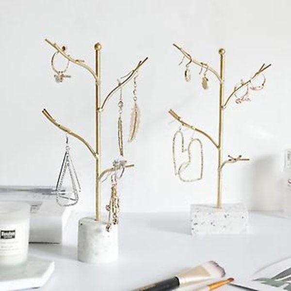 Smyckesställ Stora Rack Örhängen Halsband Bälte Ring H Hylla Smyckesorganisatör D H