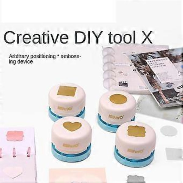 Punch DIY Håndverk Hull Puncher For Scrapbooking Puncher Maker Barn Scrapbook Papirkutter Preging