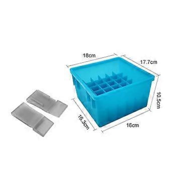 Fiskeslukboks 36 Ruter Squid Jig Oppbevaringsboks Octopus Egi Organizerboks Hard Bait Container Case med Selvlysende, C