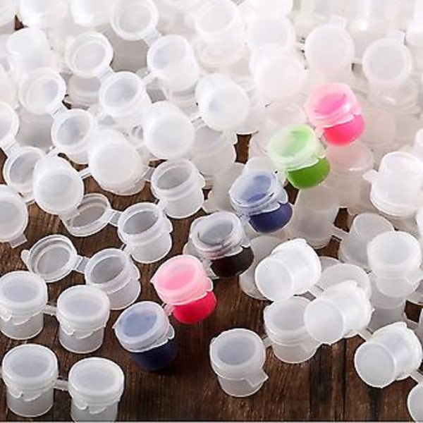 50 Strips Tomma Burkar 5 Ml Burkar Strips Stora Behållare Ing Konst Hantverk ,