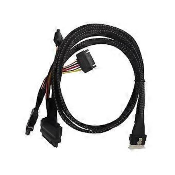 Kiintolevyn kaapeli SFF8654(8I) Slim SAS - 2SFF8639 NVMe U.2 -kiintolevyn kaapeli, monitoimiset kiintolevytarvikkeet