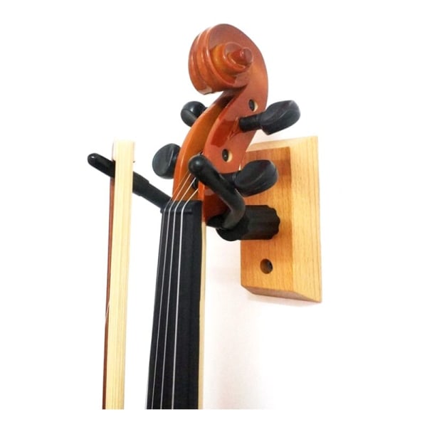Violinstativ Violinvægbøjle Violinvægbøjle Træbase Violinstativ kan hænge violinbue