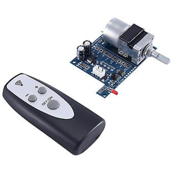 AC/DC 9V med indikatorlampa infraröd fjärrkontroll potentiometer volymkontrollkort 100kb Vers