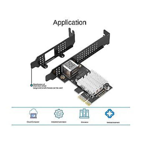 2.5g Single Port Gigabit Lan Port 2500m Desktop Server Gaming Gaming Lan Io-pce225-