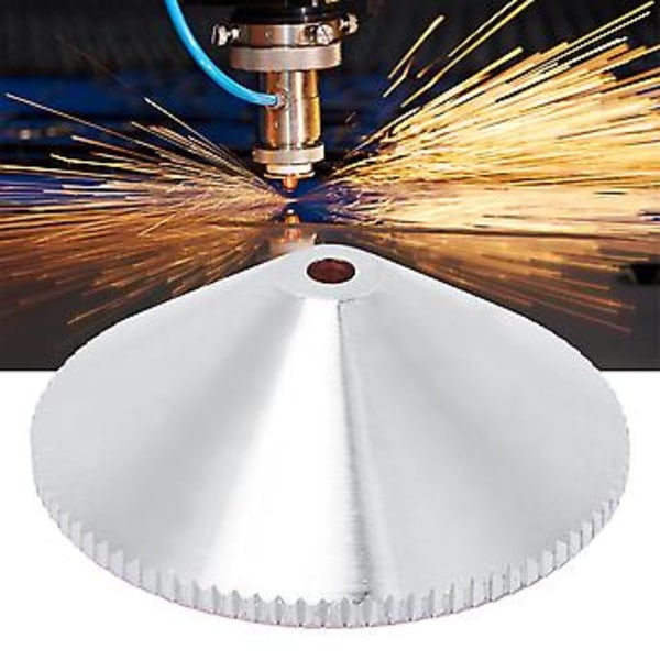 1 st Lasermunstycke Mässing Dubbellager för Fiberlaserskärning & Graveringsmaskin 2.0/2.5/3.0mm, Precision 2.5MM Munstycke för Exakta Laseroperationer,