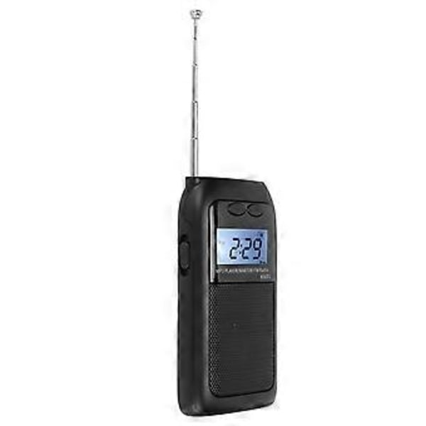 Digitaalinen radio monitoimi FM MW SW täysi taajuus tukee MP3-toistoa taskuradio lenkkeilyyn ja kuntosalille