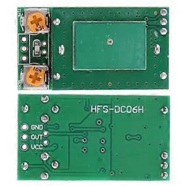 HFS-DC06 för DC 5V 5.8GHz Mikrovågsradar Sensor Modul ISM Vågband Detektering