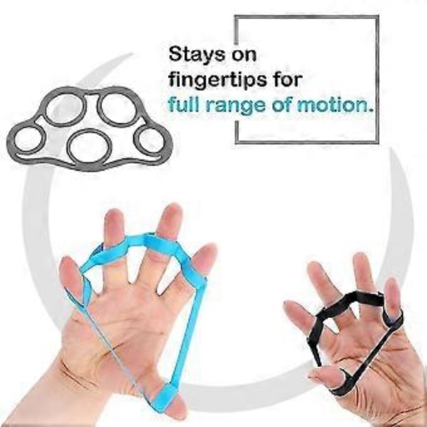 Finger Træner 3 Stykker Finger Træningsredskab Håndtræner Underarmstræner