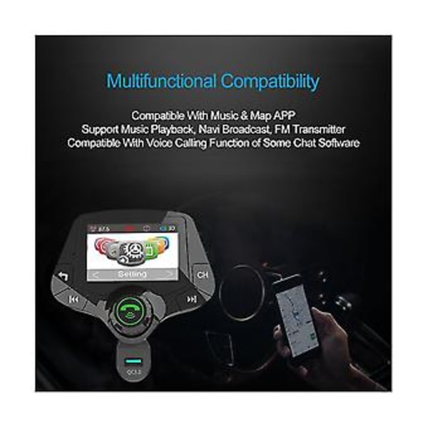 G24 FM Lähetin Auton Bluetooth Vastaanotin Auto MP3 Soitin