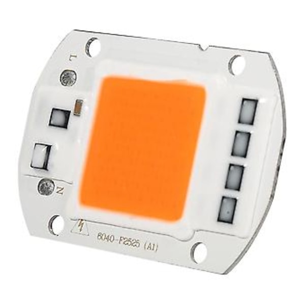 1kpl 50W Täyden Spektrin Lämmin/Valkoinen Led COB Siru Kasvivalo Kasvatuslamppu Puutarha Hydroponinen Kasvi