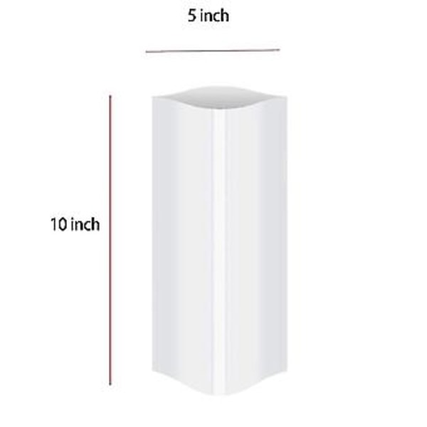 100 Stk. Sublimerings Krympefolie Ærmer 12,7 x 25,4 cm Pose Til 567g Tæt S, Transf