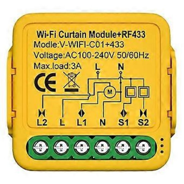 Tuya Bilateral WiFi Energimätare 80A med Clamp CT KWh Effekt Elförbrukningsmätare för Alexa Home(B)