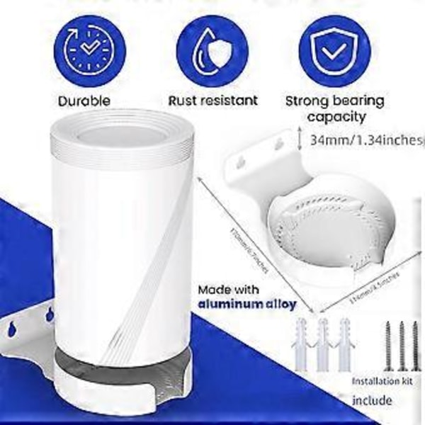 Veggfeste for ruter, egnet for Deco BE63/BE65/BE10000 Mesh Wifi7-ruter, plassbesparende 1 stk.