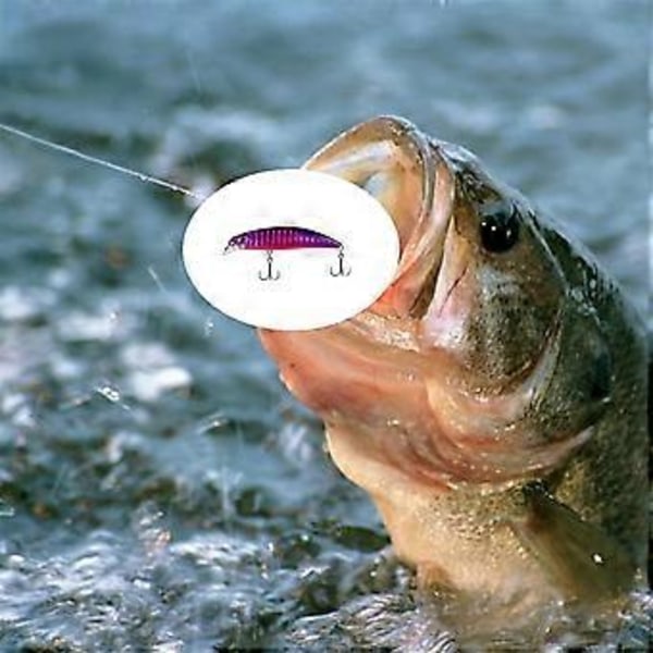 NO.9 Uusi Värikäs Uppoava 6.8cm/4g Kova Viehe Kalastukseen, jossa Värinä- ja Uppotoiminto Kalastussyötille