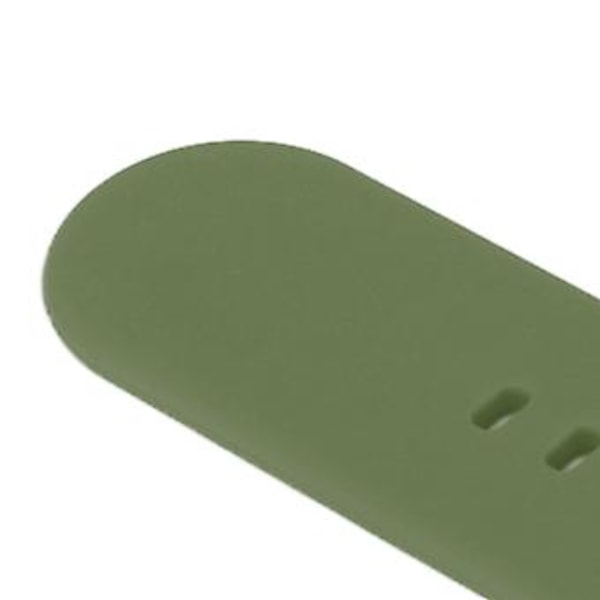 Pehmeä silikoninen kellon ranneke, säädettävä korvaava ranneke, sopii Amazfit T Rex 2 -älykelloon, OD-vihreä