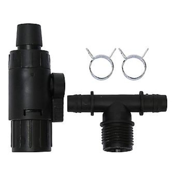 Vandskifterhaneadapter til akvarium 3-vejs akvariehanedysekonnektorer Vandskifter reservedele 12 mm / 0,5 tommer