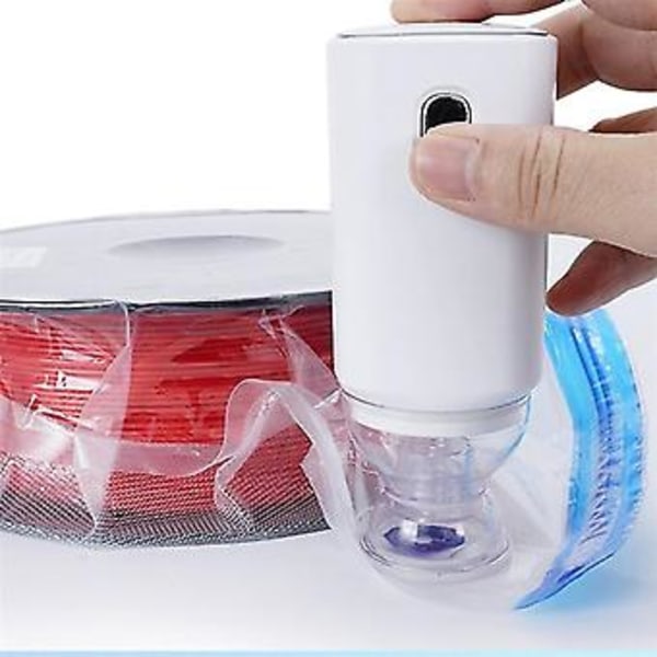 1 sæt Ment Stora Vakuumposeposer Elektrisk Char Pumpe Til 3D Printer Ment Tørretumbler (wit